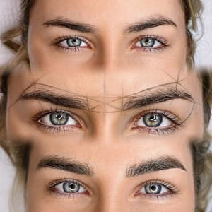 Eyebrow Tattoo result by PMU Anna Kara`s Studio Del Mar in Del Mar, CA