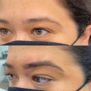 Eyebrow Tattoo result by PMU Artisan in Riverside, CA