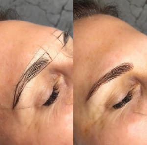 Eyebrow Tattoo result by PMU Artisan in Riverside, CA