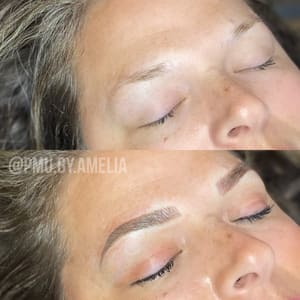 Eyebrow Tattoo result by PMU by Amelia Mathews in Pasco, WA