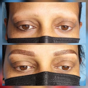 Eyebrow Tattoo result by PMU Goddess in Frisco, TX