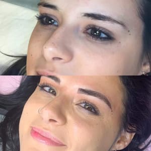 Eyebrow Tattoo result by PMU permanent make-up at Lush in Windber, PA