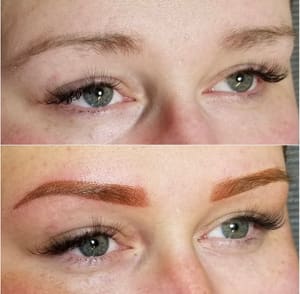 Eyebrow Tattoo result by PMU32 - Permanent Makeup By Andrea Hubanks in Prairie Du Chien, WI