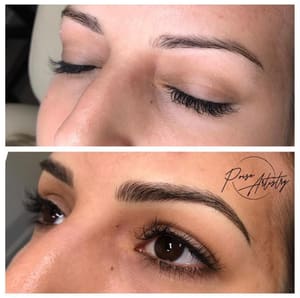 Eyebrow Tattoo result by Poise Artistry in The Woodlands, TX