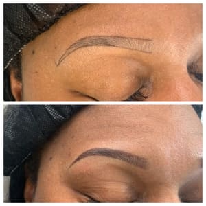 Eyebrow Tattoo result by Polished Image Brows LLC in Bronx, NY