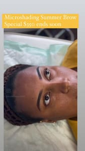 Eyebrow Tattoo result by Polished Image Brows LLC in Bronx, NY