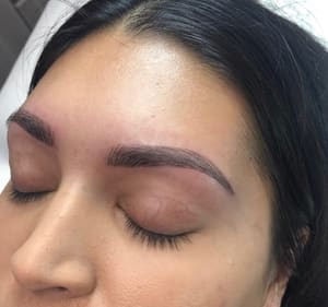 Eyebrow Tattoo result by Pomi B. Brow Studio in Tustin, CA