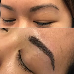 Eyebrow Tattoo result by Pomi B. Brow Studio in Tustin, CA