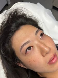 Eyebrow Tattoo result by Pomi B. Brow Studio in Tustin, CA