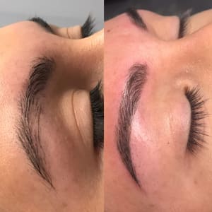Eyebrow Tattoo result by Pomi B. Brow Studio in Tustin, CA