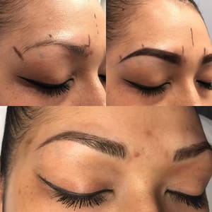 Eyebrow Tattoo result by Pomi B. Brow Studio in Tustin, CA