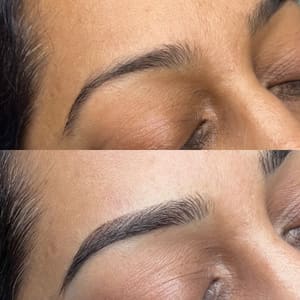 Eyebrow Tattoo result by Pomi B. Brow Studio in Tustin, CA