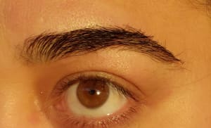 Eyebrow Tattoo result by Pooja Threads & Beauty Salon in Castro Valley, CA