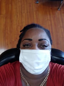 Eyebrow Tattoo result by Pooja Threads & Beauty Salon in Castro Valley, CA