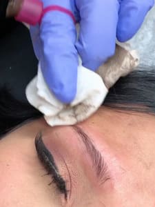 Eyebrow Tattoo result by PoomNita Microblading & Lash in Plano, TX