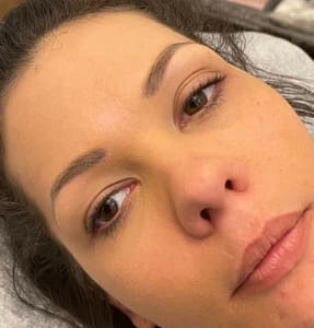 Eyebrow Tattoo result by Posh Body Piercing & Tattoo(Inside Bronzed n Beautiful) in Overland Park, KS