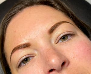 Eyebrow Tattoo result by Posh Body Piercing & Tattoo(Inside Bronzed n Beautiful) in Overland Park, KS