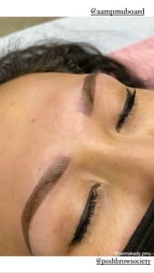 Eyebrow Tattoo result by Posh Brow Society in Chambersburg, PA