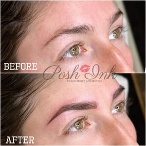 Eyebrow Tattoo result by Posh Ink Permanent Cosmetics in Canton, OH