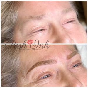 Eyebrow Tattoo result by Posh Ink Permanent Cosmetics in Canton, OH