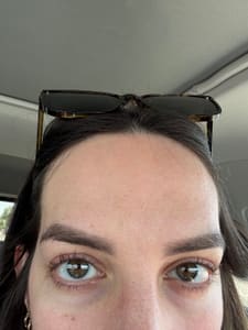 Eyebrow Tattoo result by Posh Inks in Bakersfield, CA