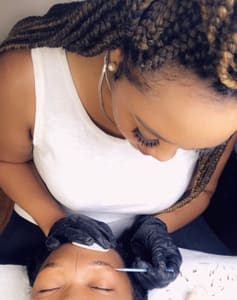 Eyebrow Tattoo result by Posh Queens Microblading in Pflugerville, TX