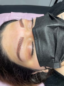 Eyebrow Tattoo result by Posh Queens Microblading in Pflugerville, TX