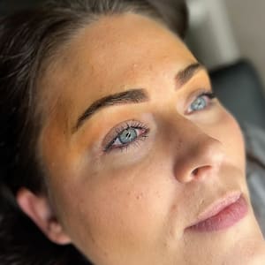 Eyebrow Tattoo result by Posh Salon and Spa in Greenville, TX