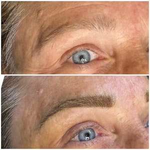 Eyebrow Tattoo result by Pout & Feather in Brockton, MA