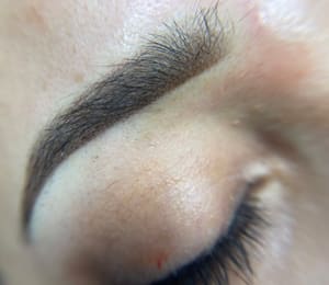 Eyebrow Tattoo result by Powder Brows by Claudia in Pacifica, CA