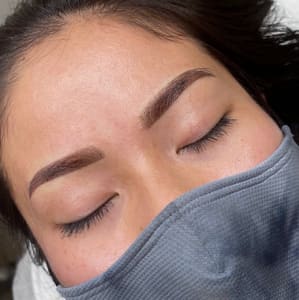 Eyebrow Tattoo result by Powder Brows by Claudia in Pacifica, CA