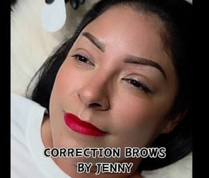 Eyebrow Tattoo result by Powder Brows by Jenny_Microblading_Permanent make up in Schertz, TX