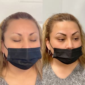 Eyebrow Tattoo result by Powder Brows & Microblading By Yo in Lexington, KY
