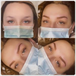 Eyebrow Tattoo result by Powder Brows & Microblading By Yo in Lexington, KY
