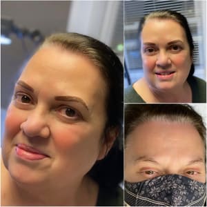 Eyebrow Tattoo result by Powder Brows & Microblading By Yo in Lexington, KY