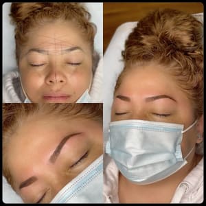 Eyebrow Tattoo result by Powder Brows & Microblading By Yo in Lexington, KY