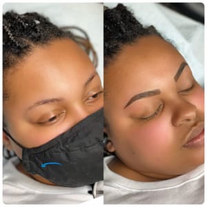 Eyebrow Tattoo result by Powder Brows & Microblading By Yo in Lexington, KY