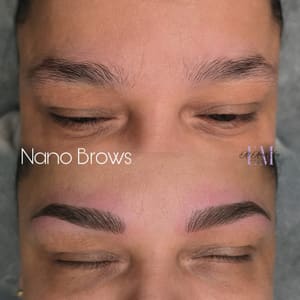Eyebrow Tattoo result by Powder Brows & Microblading Hamilton in Mays Landing, NJ