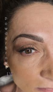 Eyebrow Tattoo result by Powder Brows & Microblading Hamilton in Mays Landing, NJ
