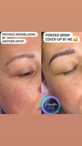 Eyebrow Tattoo result by Powder Room PMU LLC in New Port Richey, FL