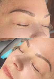 Eyebrow Tattoo result by Precise Beauty in Roseville, CA