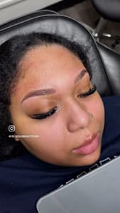 Eyebrow Tattoo result by Precise Glow Beauty Studio in Long Beach, CA