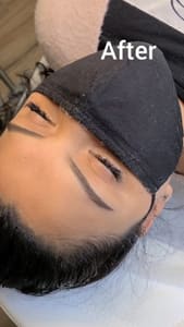 Eyebrow Tattoo result by Precise Lash&Brow Studio in Fairfax, VA