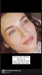 Eyebrow Tattoo result by Precise Micro Beauty in Clinton Township, MI