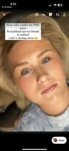 Eyebrow Tattoo result by Precision Beauty Limited in Amarillo, TX