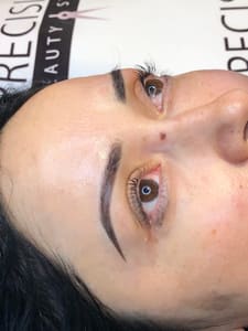 Eyebrow Tattoo result by Precision Beauty Studio in Falling Waters, WV