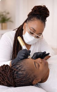 Eyebrow Tattoo result by Precision Brow Studio LLC in Brockton, MA