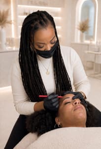 Eyebrow Tattoo result by Precision Brow Studio LLC in Brockton, MA