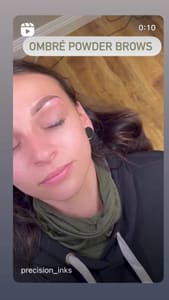 Eyebrow Tattoo result by Precision Inks Permanent Makeup in Las Vegas, NV
