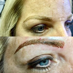 Eyebrow Tattoo result by Precision Lash and Ink in New Hope, PA